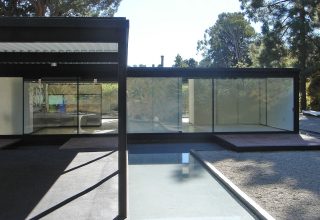 Great room with floor-to-ceiling glazing