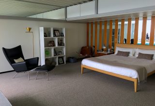 Primary suite with radiant floor heating